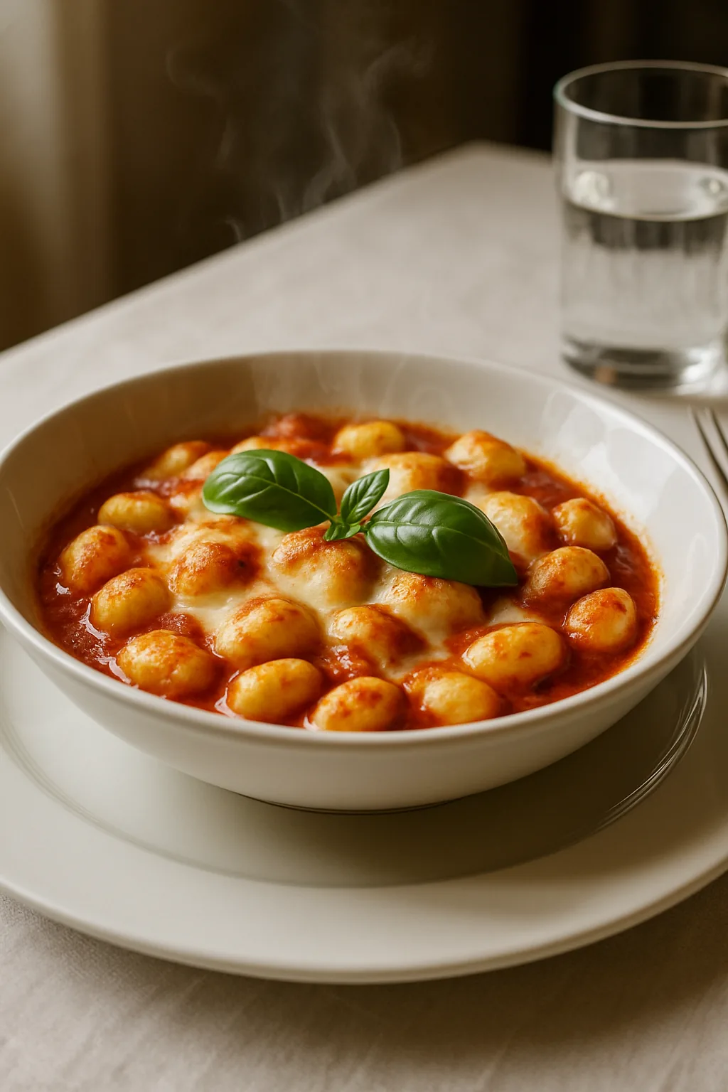 Gnocchi in Tomatensauce mit Mozzarella
